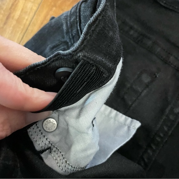 CHILDRENS PLACE Girls Black Super Skinny Jeans Waist Tighteners Size 10 - Picture 5 of 8